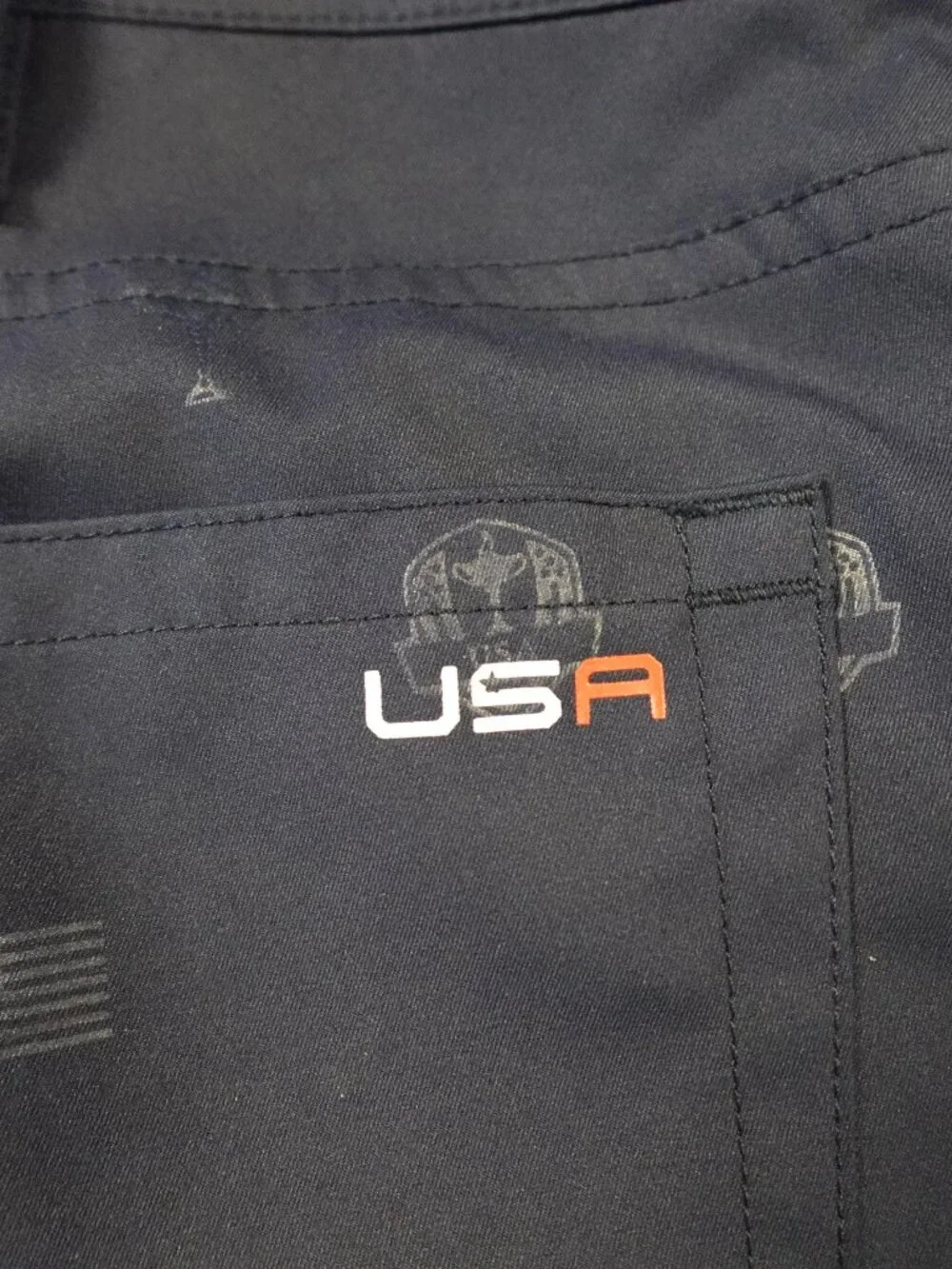 RLX Ralph Lauren USA Ryder Cup Pants Men’s 36x34 Navy Flag‎ Golf